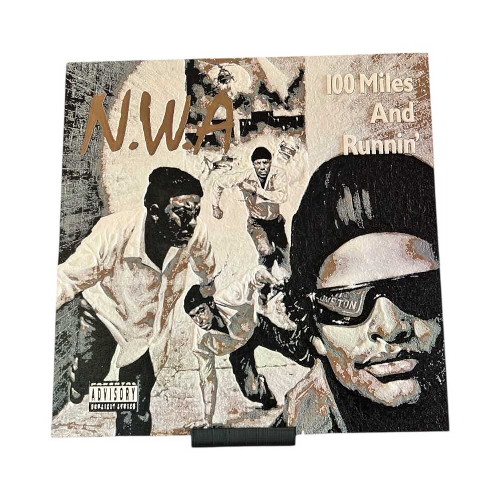 100 Miles & Runnin’ — N.W.A Album Cover 3D Art